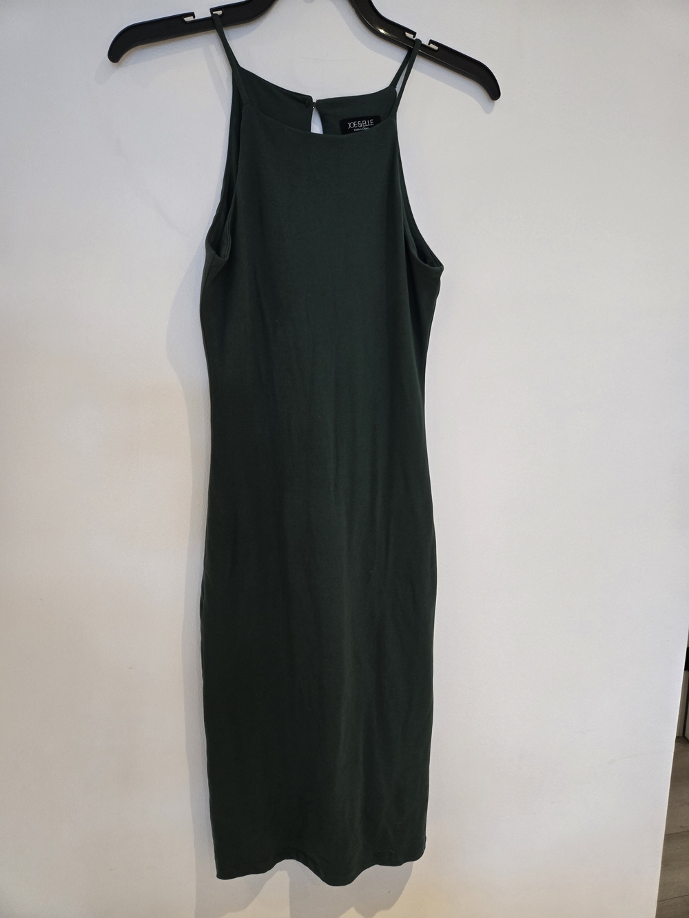 Joe & Elle Dark Green Sleeveless Midi Dress